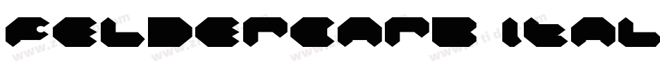 Feldercarb Italic字体转换